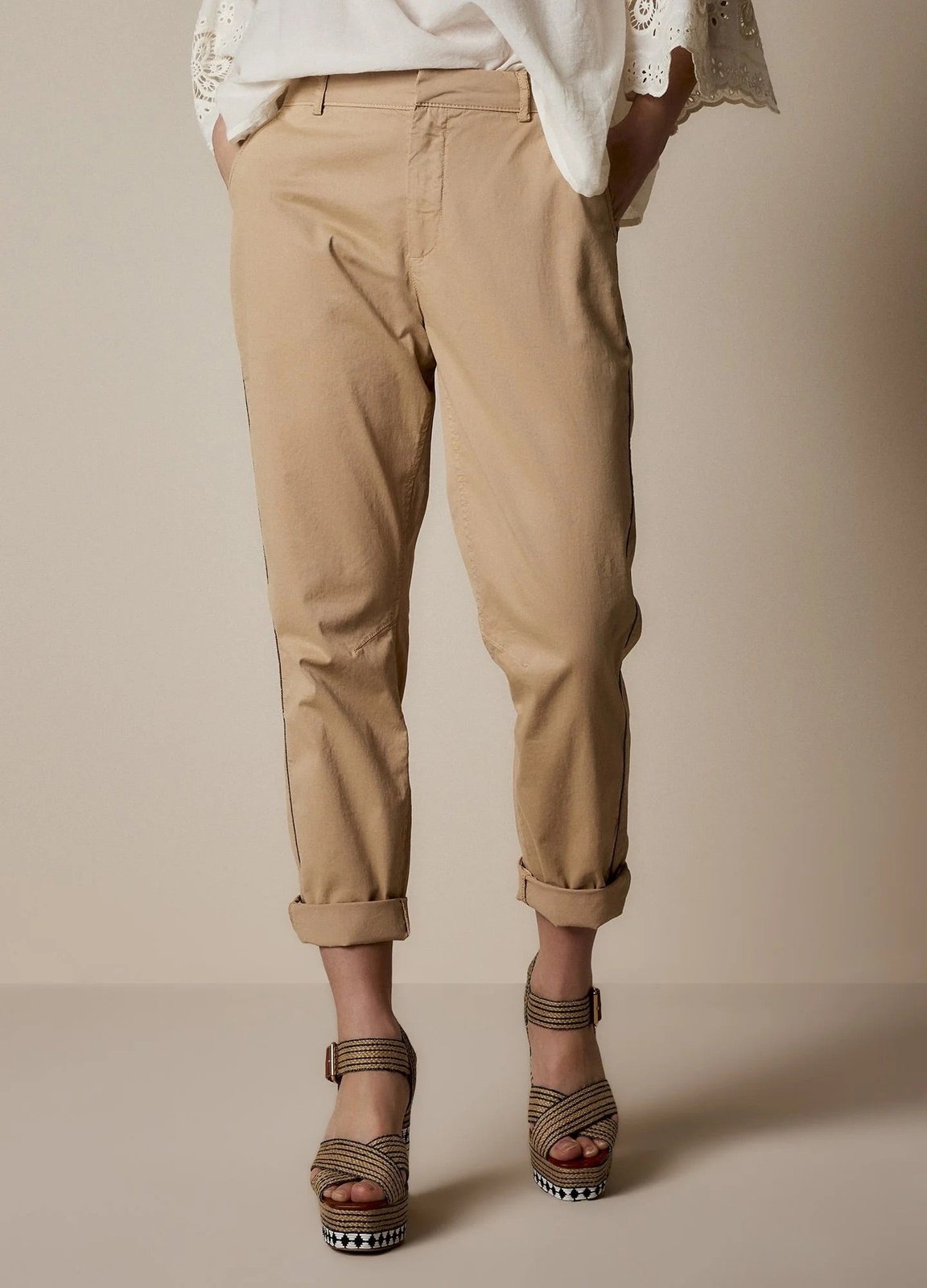 CONTRAST SIDE SEAM CHINO PANT SUMMUM