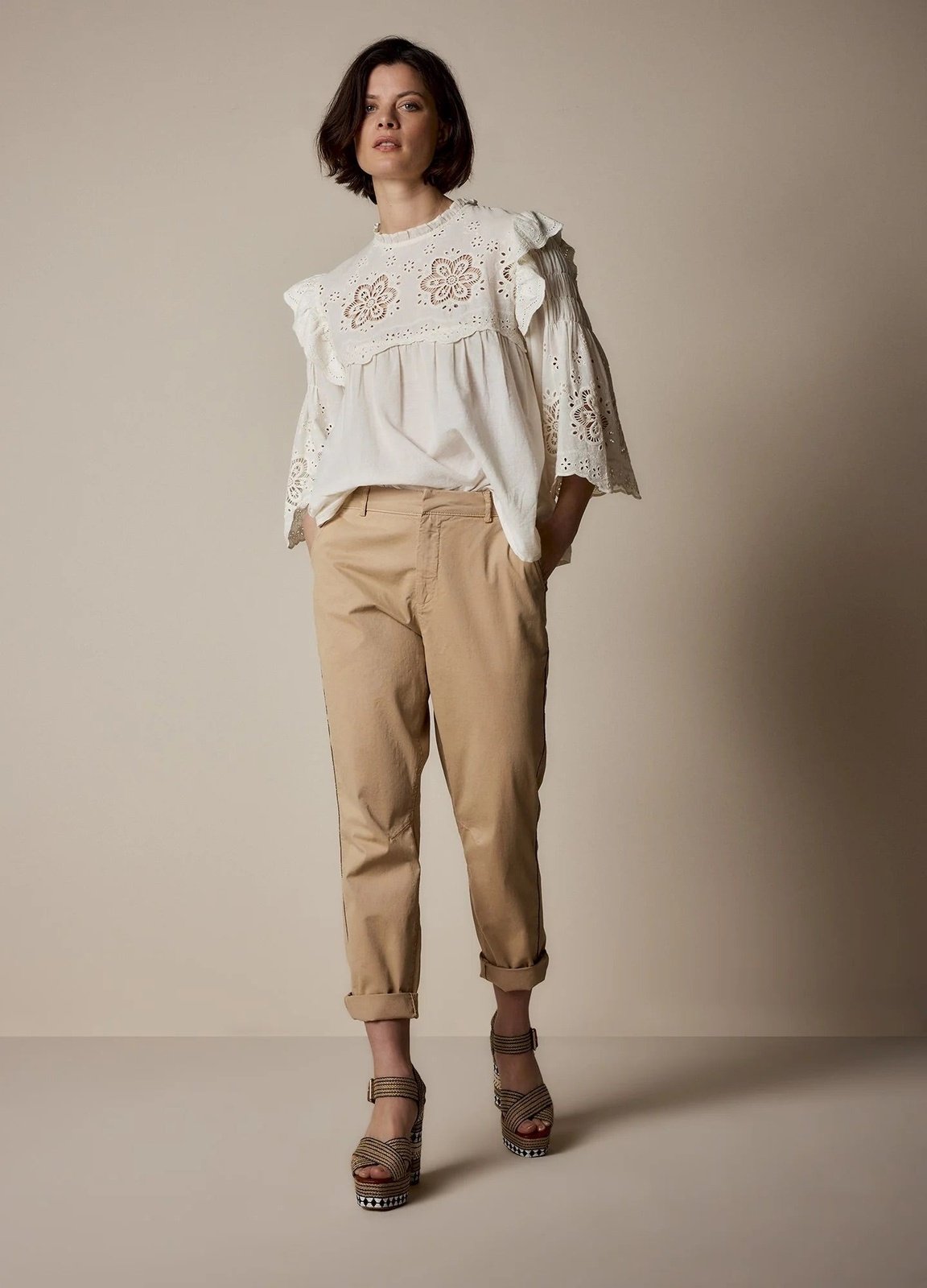 CONTRAST SIDE SEAM CHINO PANT SUMMUM
