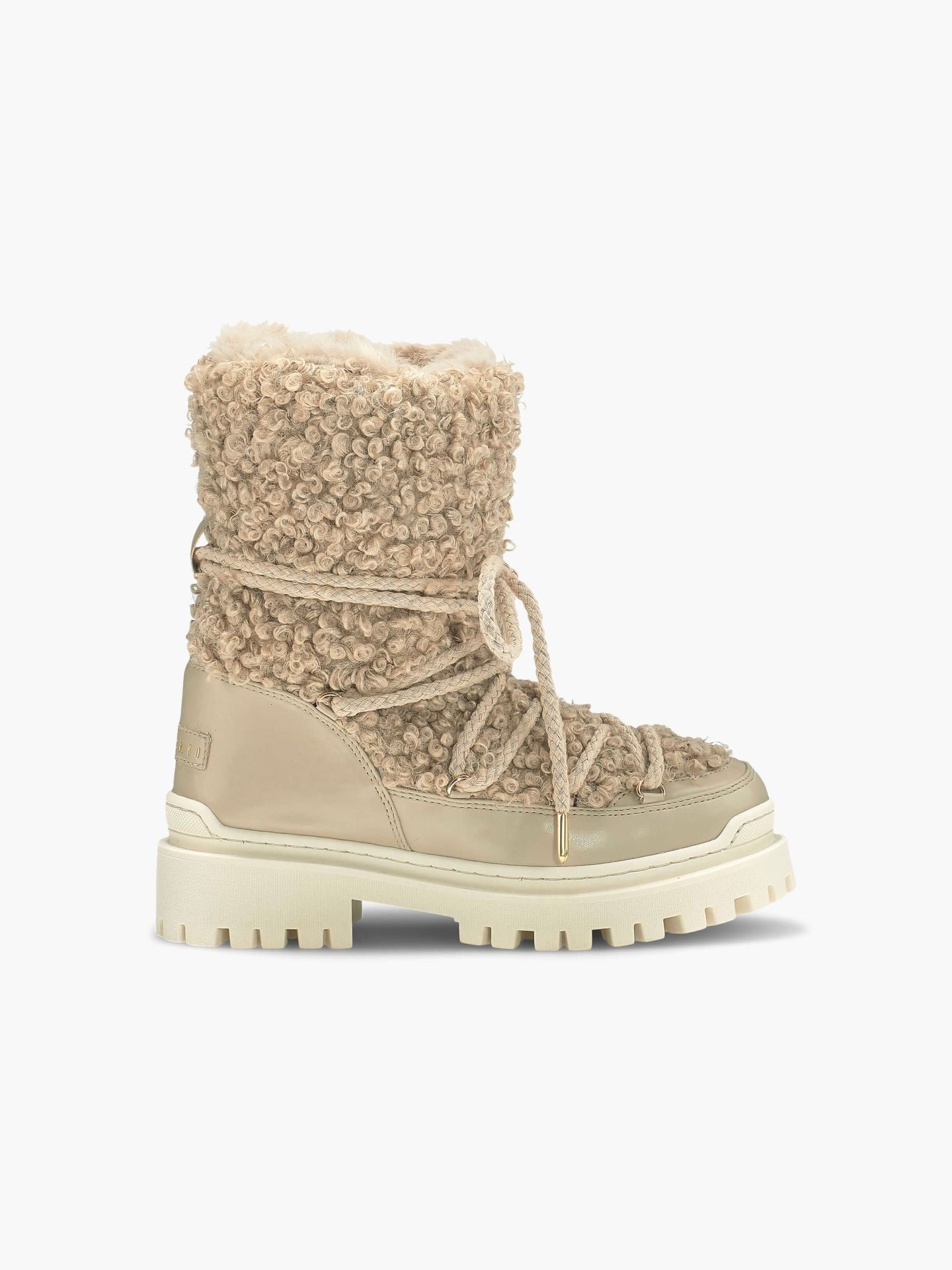 Mid Sneaker Bootie with Sherpa
