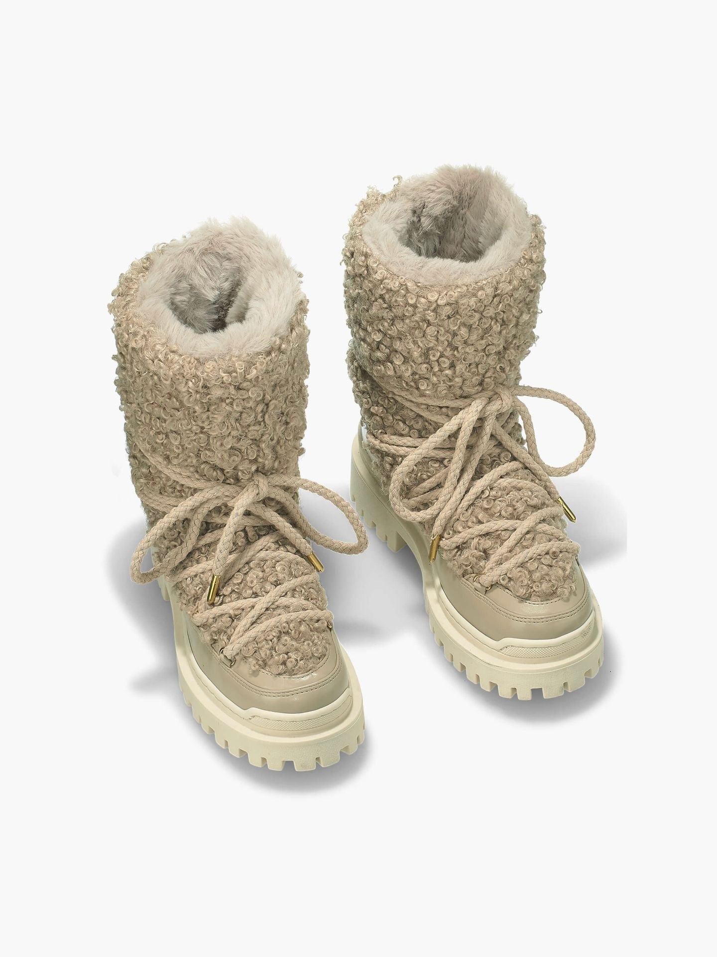 Mid Sneaker Bootie with Sherpa