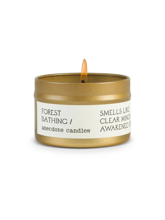 Forest Bathing Green Tea & Lemongrass Travel Candle ANECDOTE