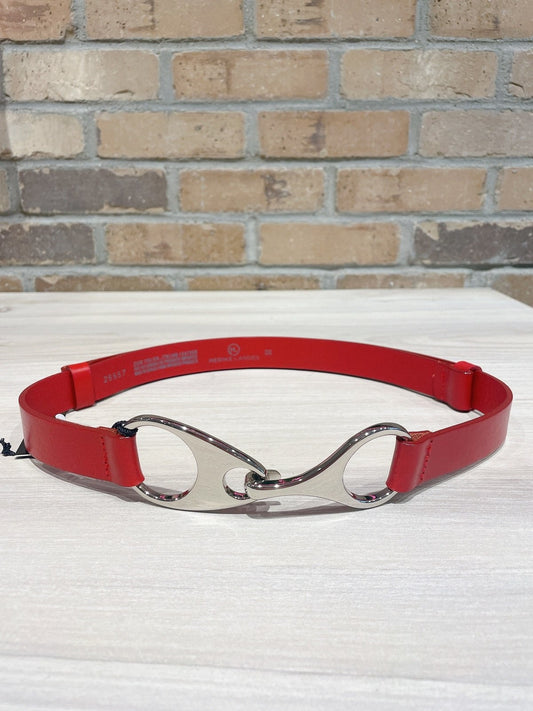 Adjustable Leather Double Ring Buckle Belt