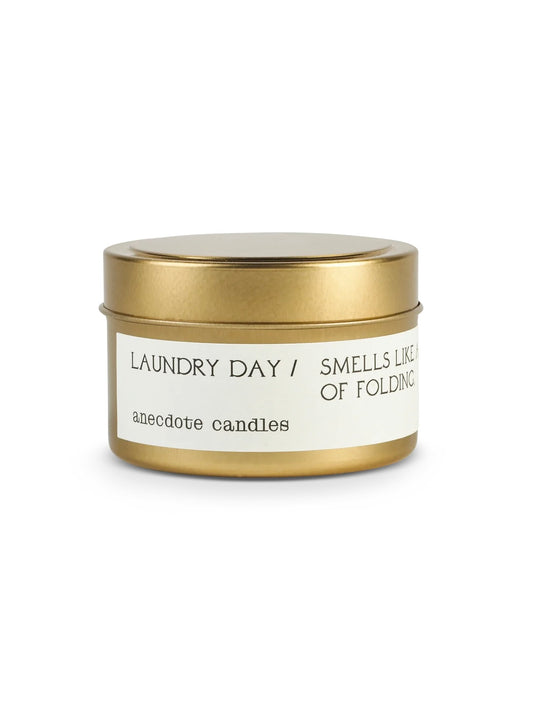 Laundry Day Lily & White Musk Travel Candle ANECDOTE